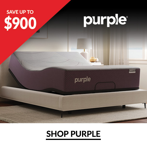 Purple save up to $900 on adjustable sets plus Free Gift