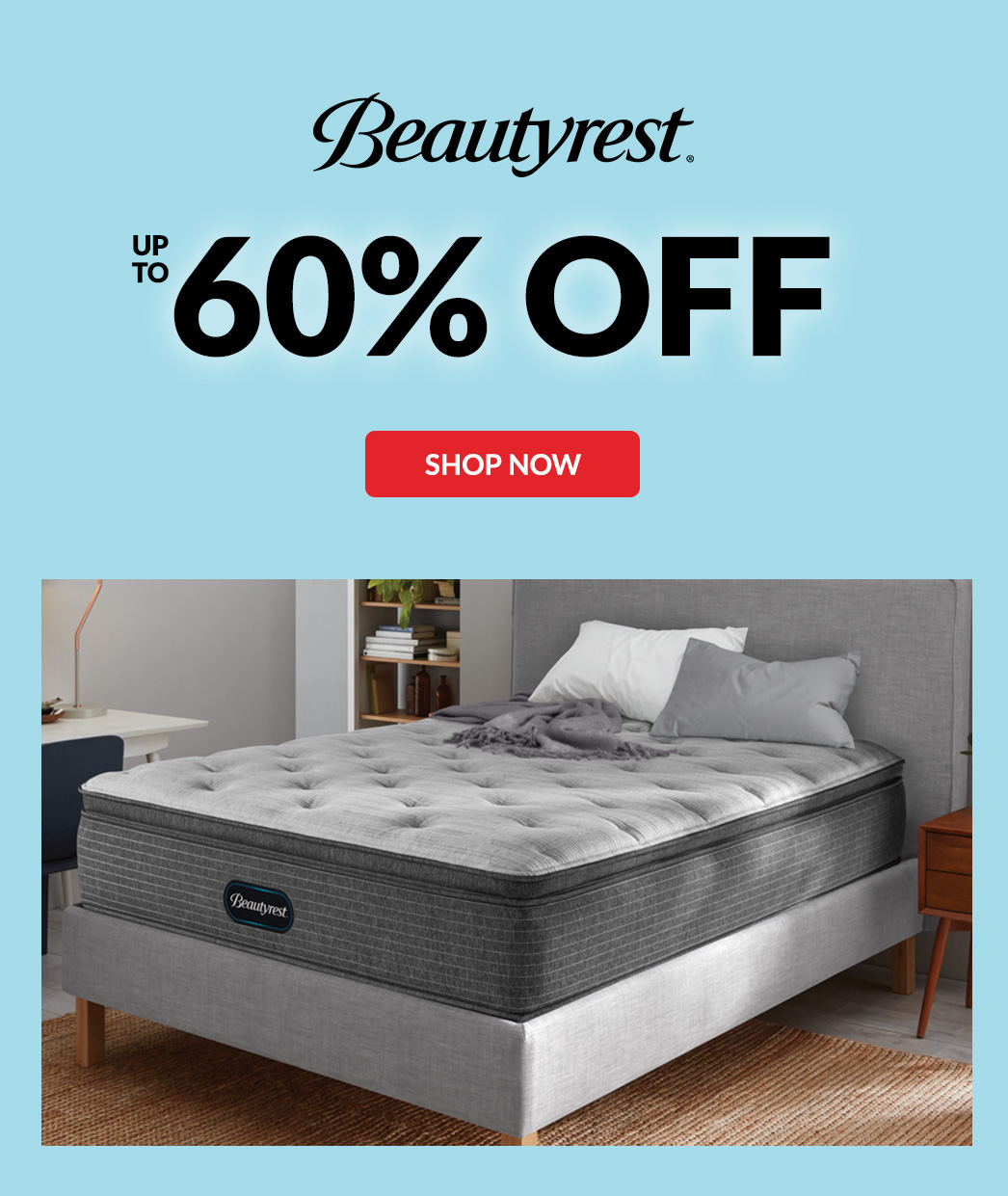 Beautyrest up to 60% Off