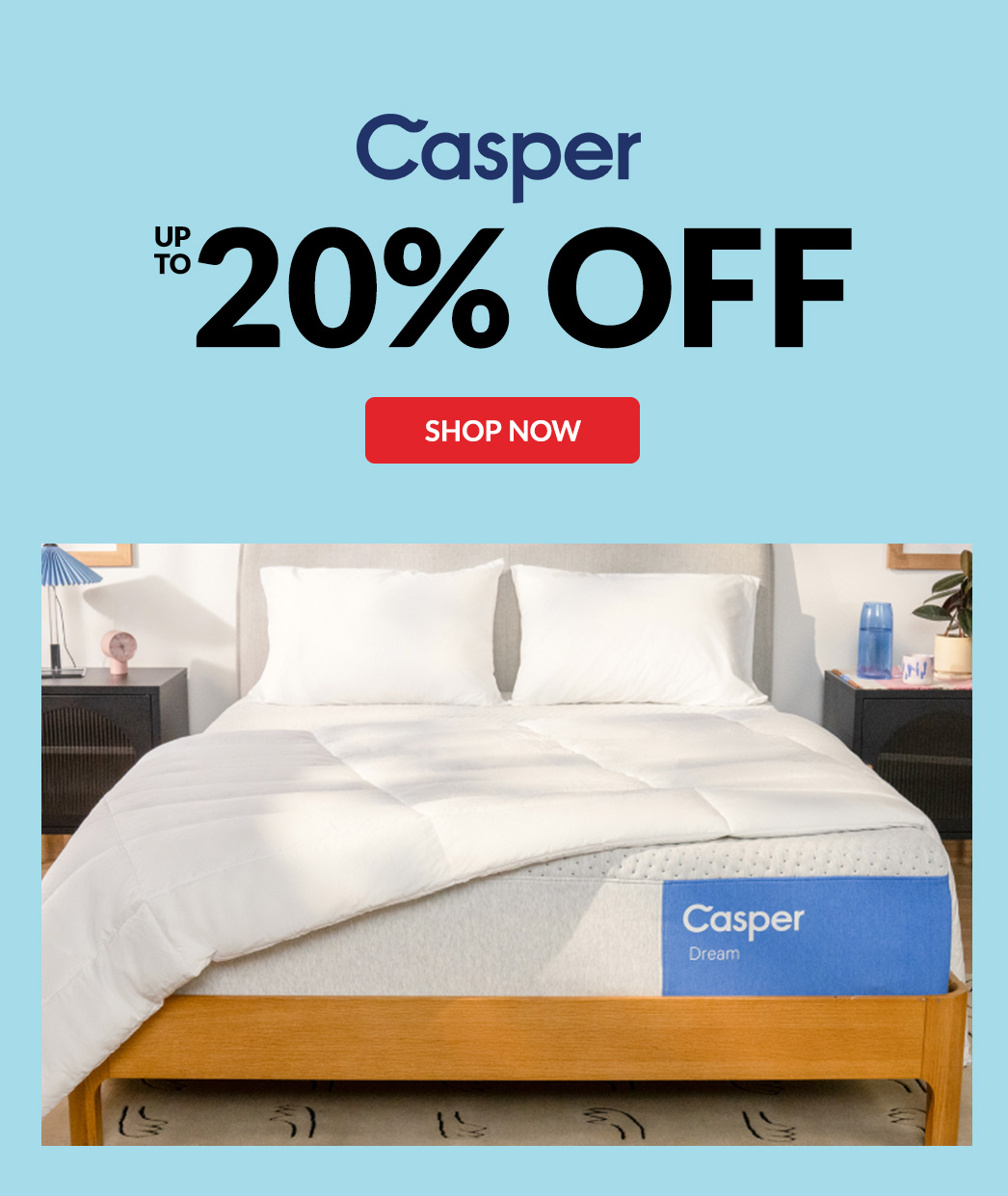 Casper up to 20% Off