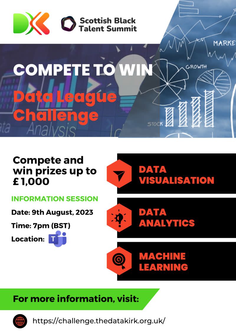  Step Up to the Data Challenge: Stand a chance to win up to £1,000