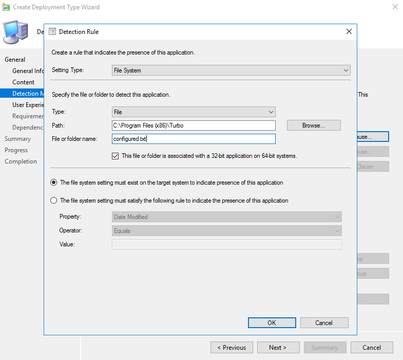 SCCM turbo app deployment type 4