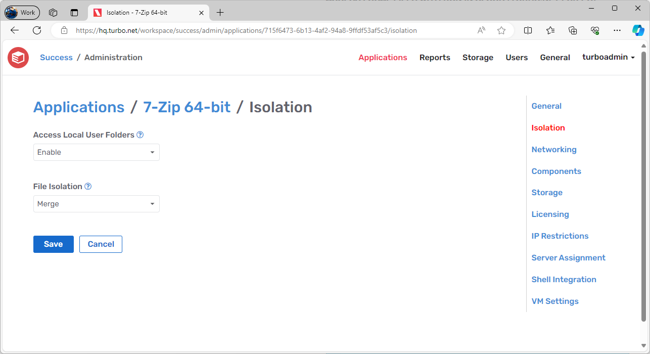 Workspace Isolation Example