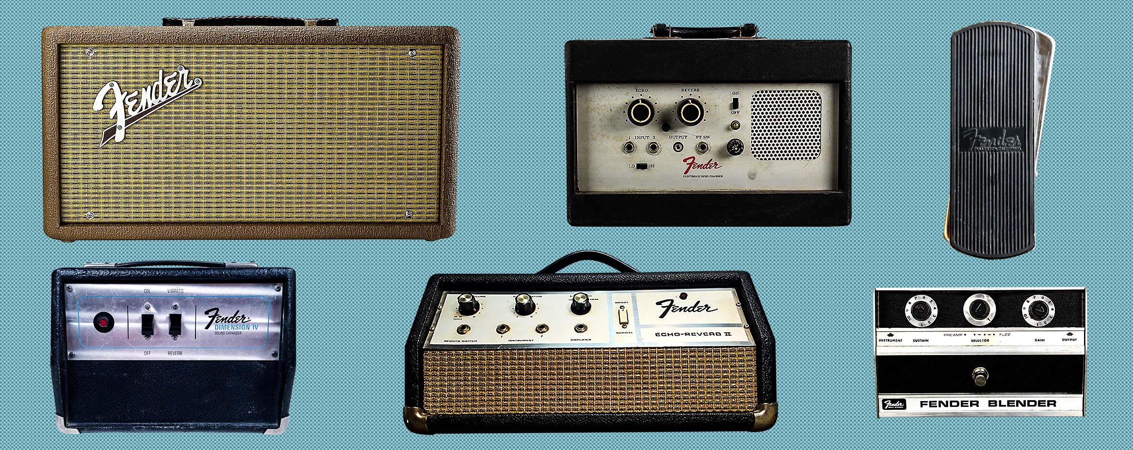 Vintage and Burn//Vibrolux and Bassman//Effects Fender 3-Button Footswitch