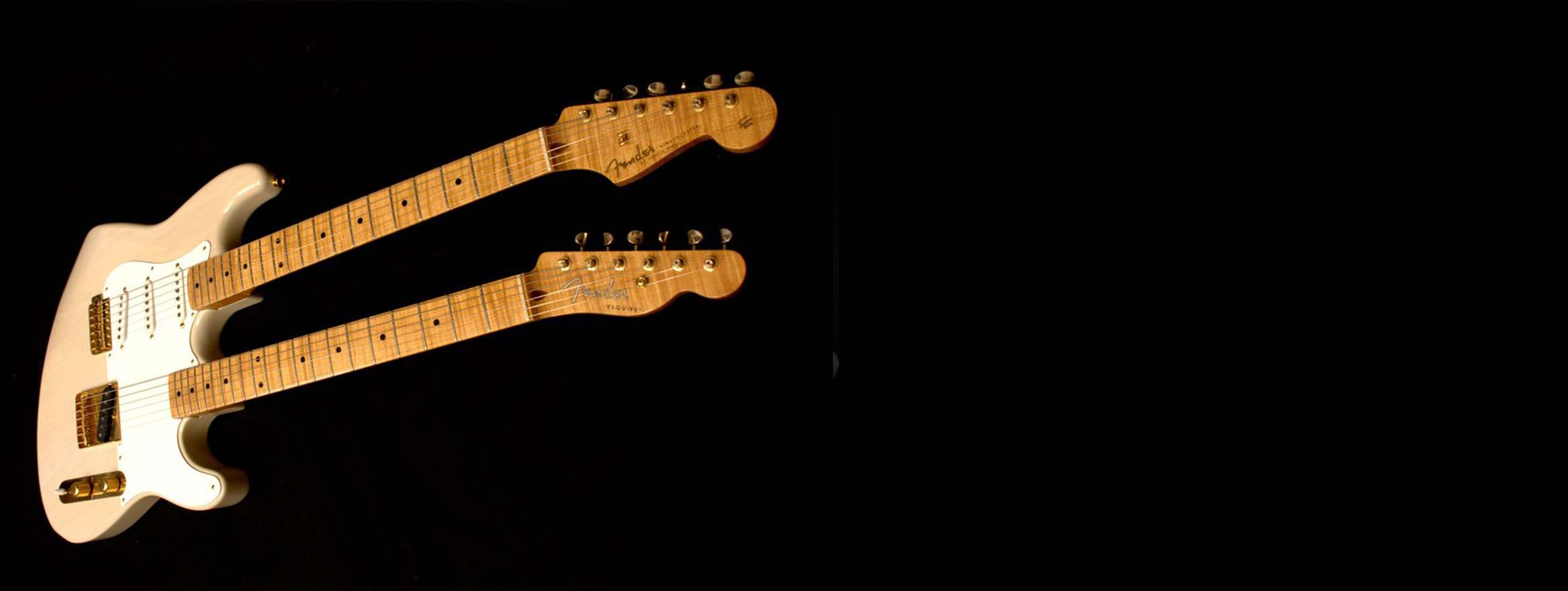 Fender double deals neck guitar bass