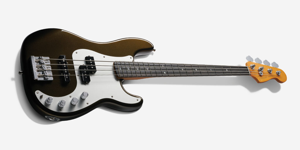 Fender ULTRA PRECISION BASS 美品 USA Fender American Ultra II Precision Bass in Texas Tea