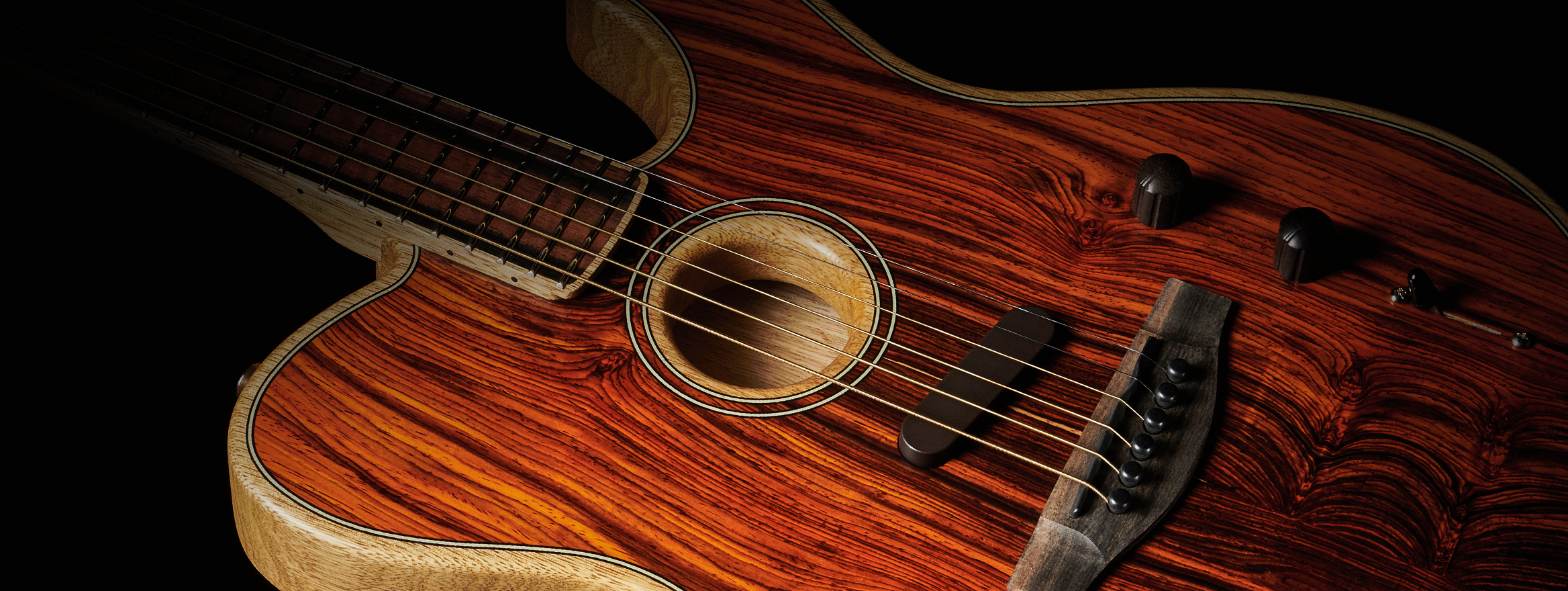 Inside the American Acoustasonic Telecaster Cocobolo