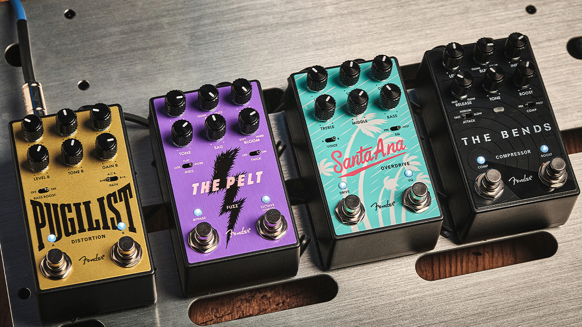 Fender Pugilist Distortion Pedal | Fender Guitars