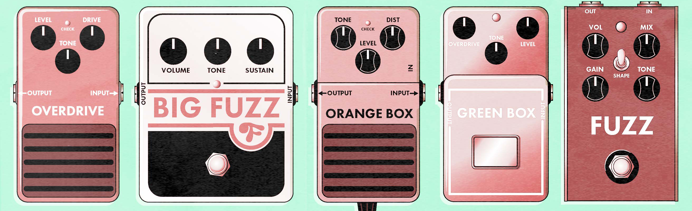 Most popular store guitar pedals