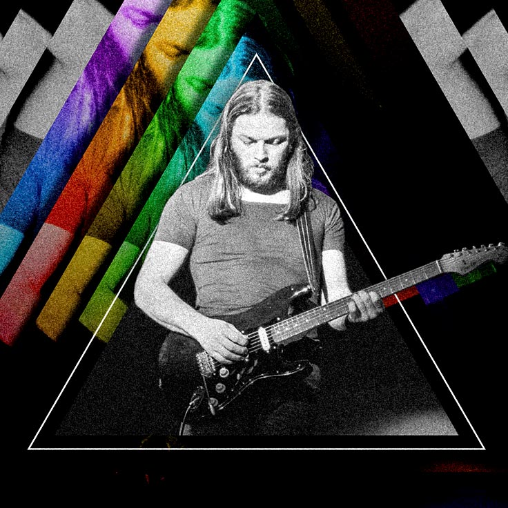 Gilmour's iconic deals black stratocaster