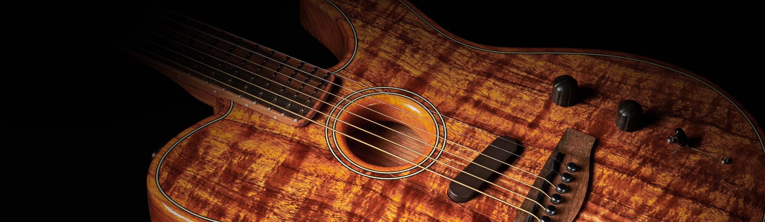 fender koa acoustic guitar