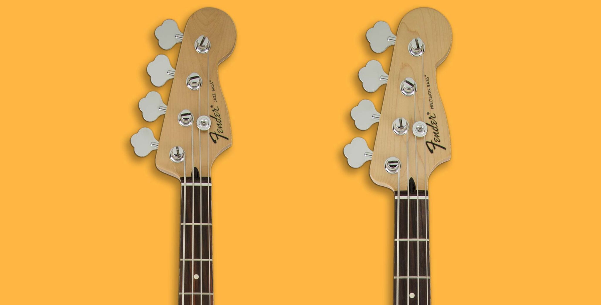 Jazz Bass P Bass Headstocks