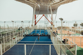 Padel Tennis Spaß in Lissabon