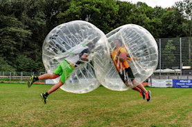 Outdoor Bubble Fußball Spaß