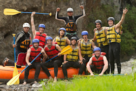 Rafting-Spaß auf dem Rhein