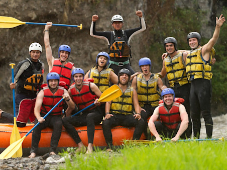Gemütliches Rafting
