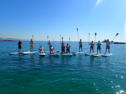 Stand Up Paddling Spaß