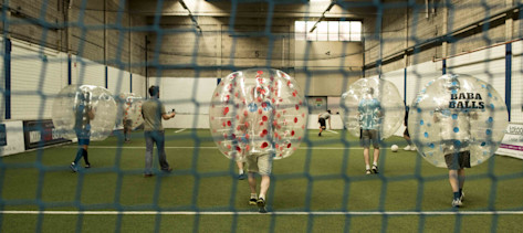 indoor bubble football