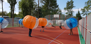 Bubble Fußball Outdoor-Spaß