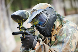 Paintball-Action im holländischen Stil