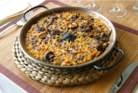 Gemüse-Paella-Menü