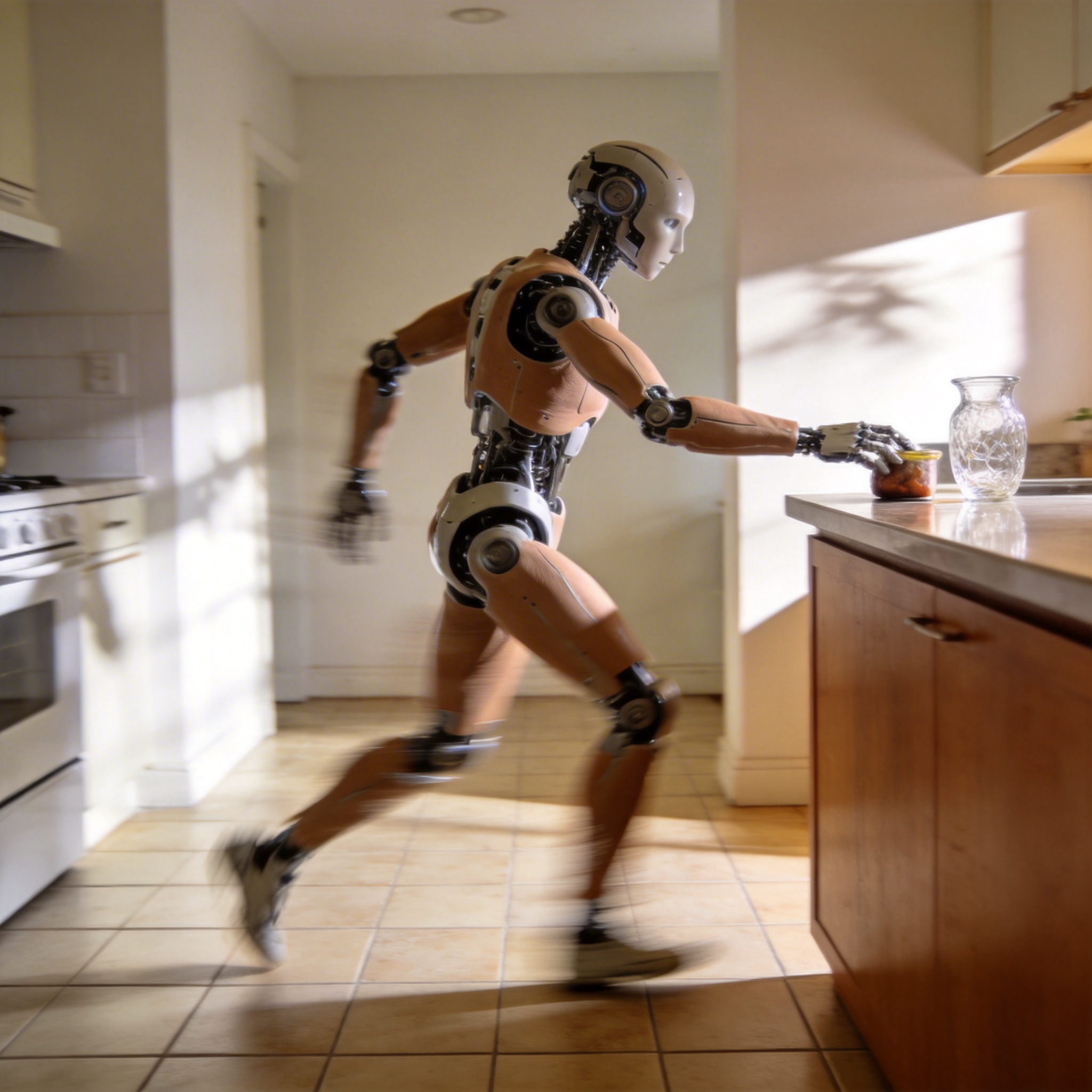 Humanoid robot demonstrating unified walking and manipulation.