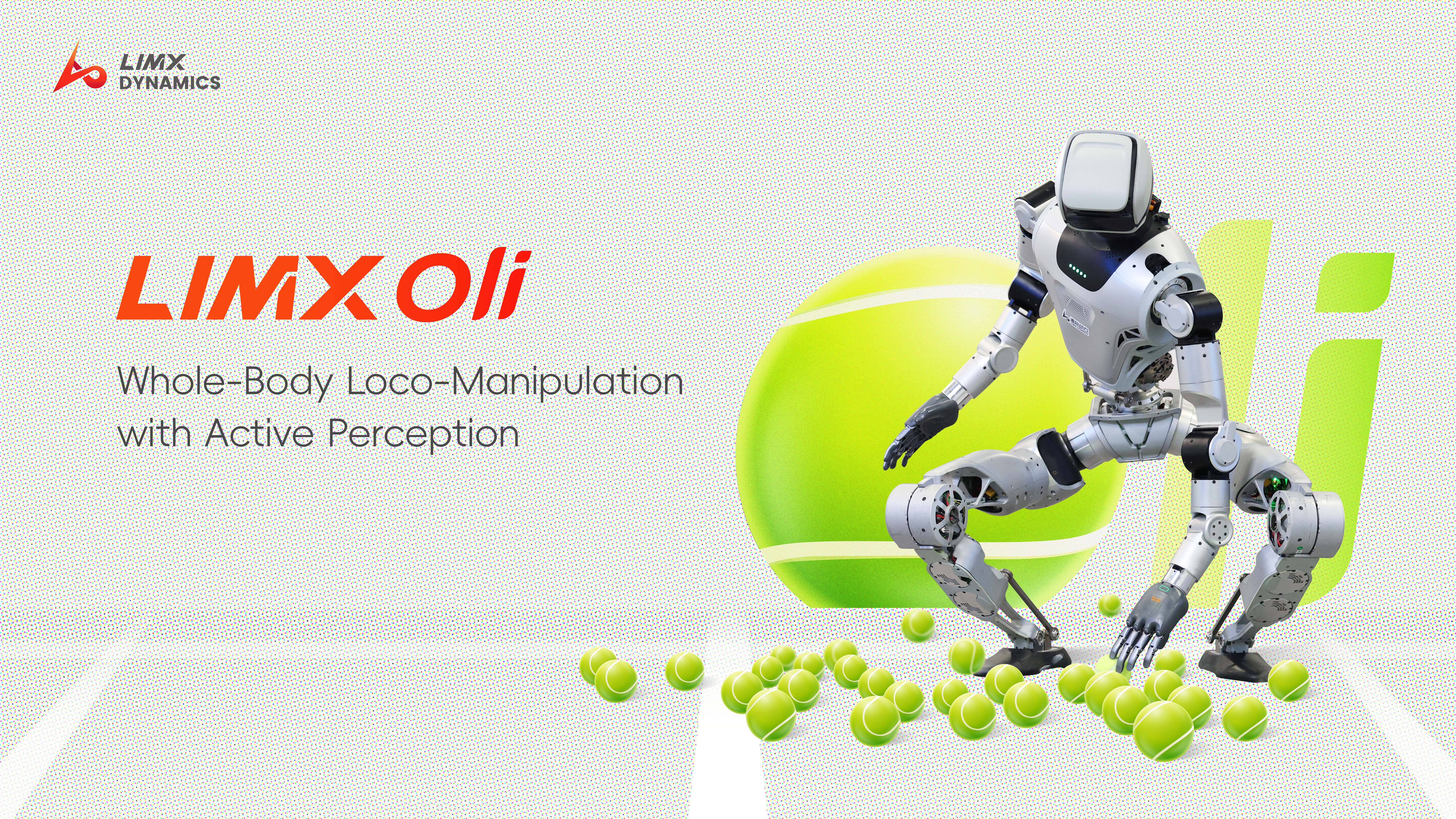 LimX Dynamics' Oli humanoid robot performing a task.