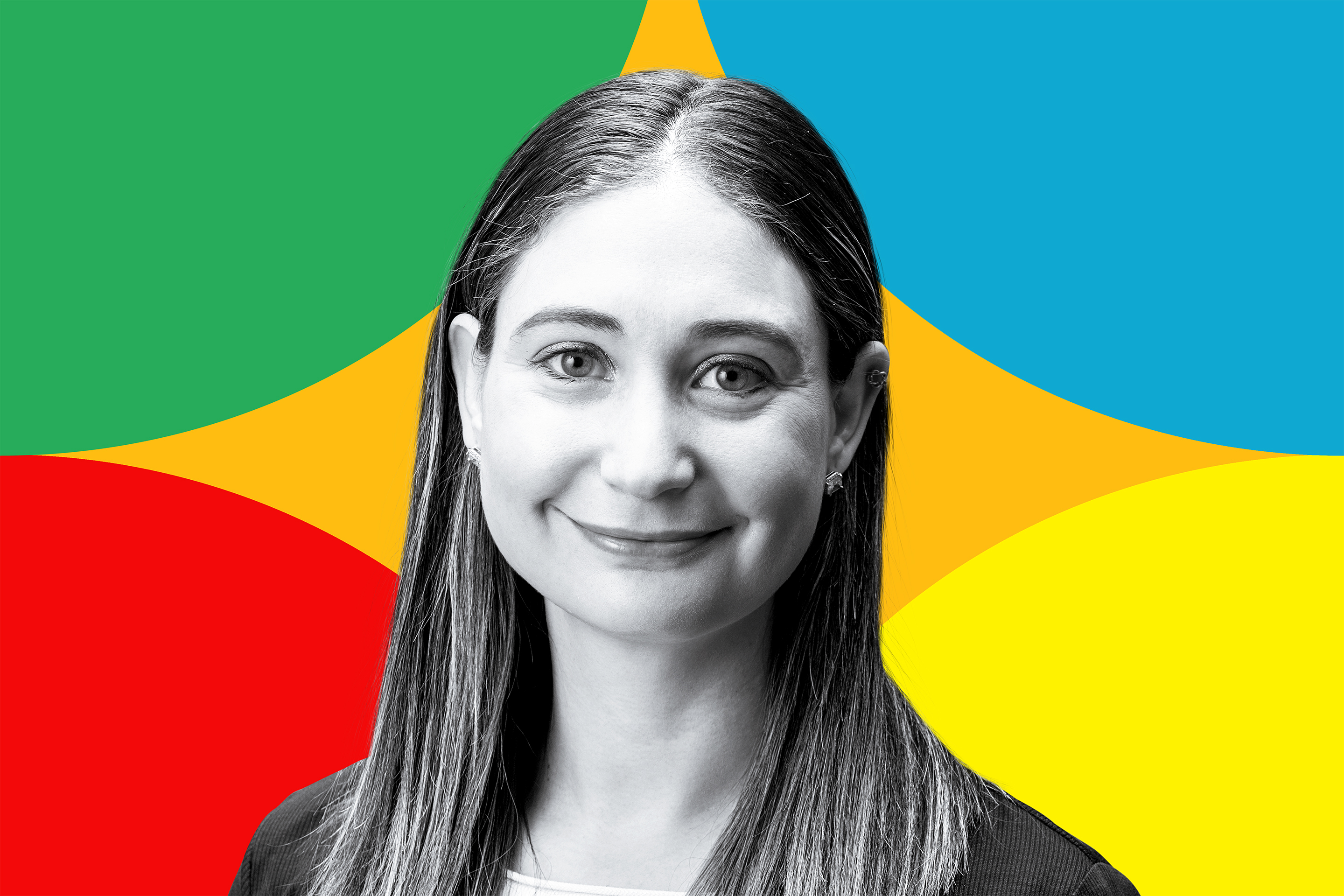 Portrait of Daniela Amodei, CEO of Anthropic, a key figure in AI development.
