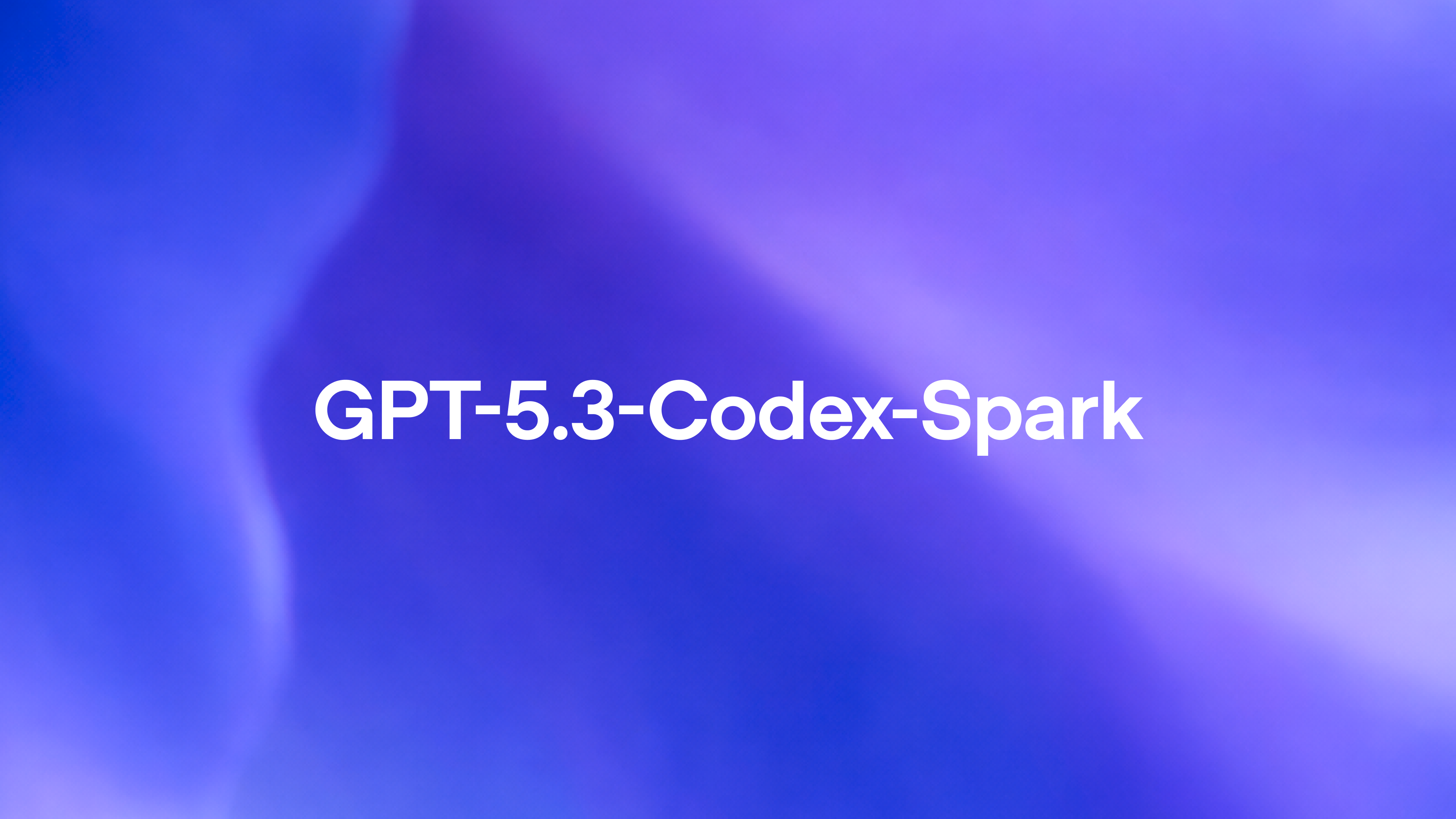 OpenAI's GPT-5.3-Codex-Spark branding or interface, representing their distilled model.