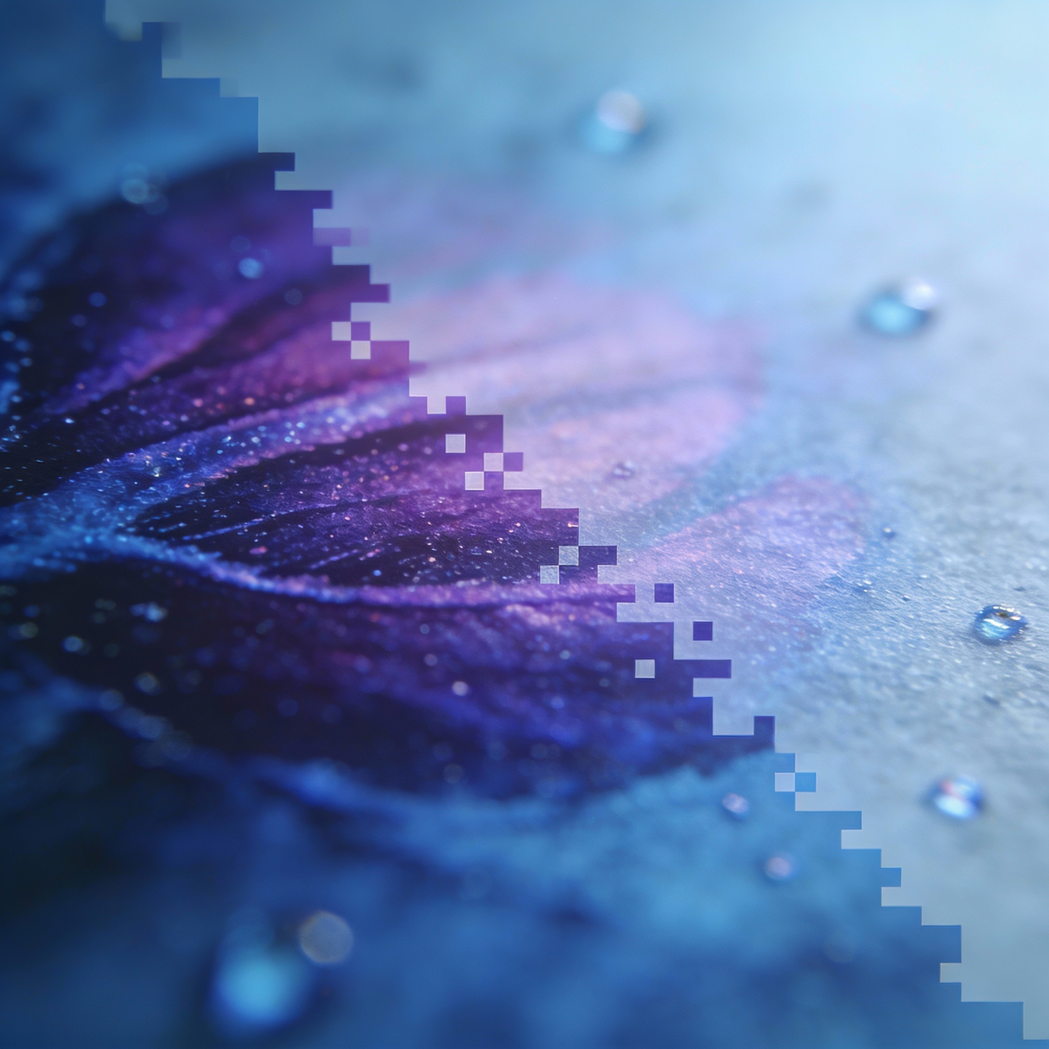 Digital canvas with a partially rendered, fading image, symbolizing the 'cooling down' of AI image generation.