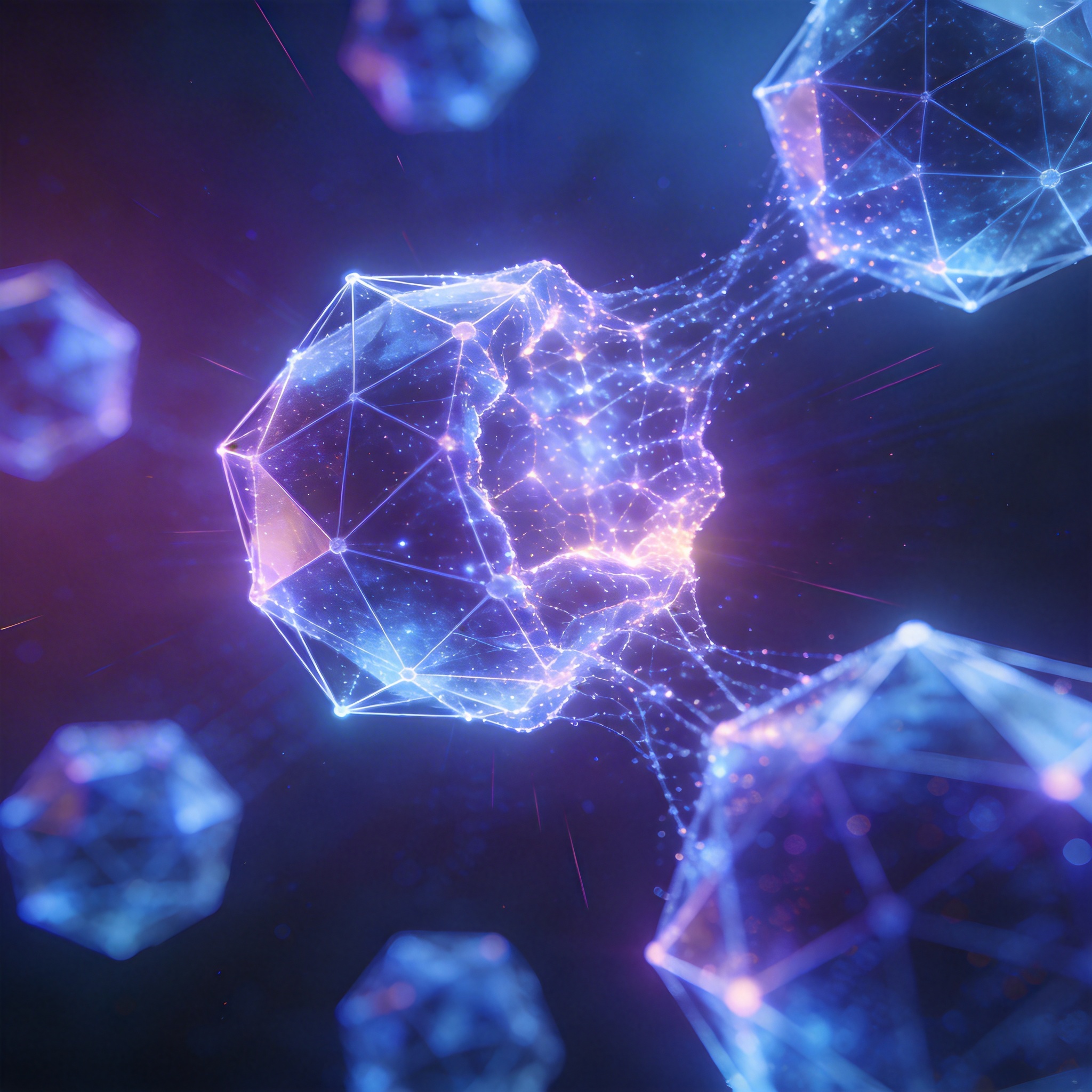 Abstract representation of evolving AI models, symbolizing a paradigm shift in development.