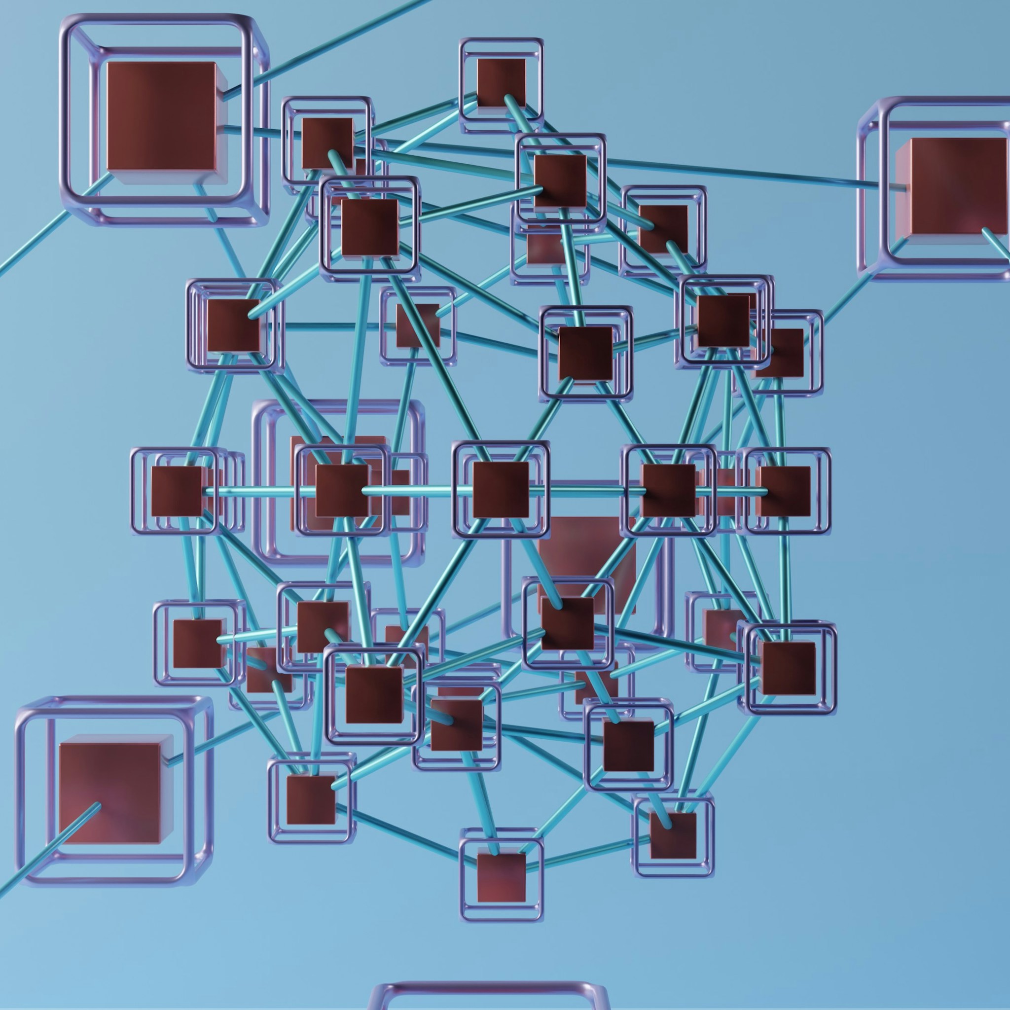 Digital network showing interconnected AI agents, symbolizing Meta's Moltbook acquisition.
