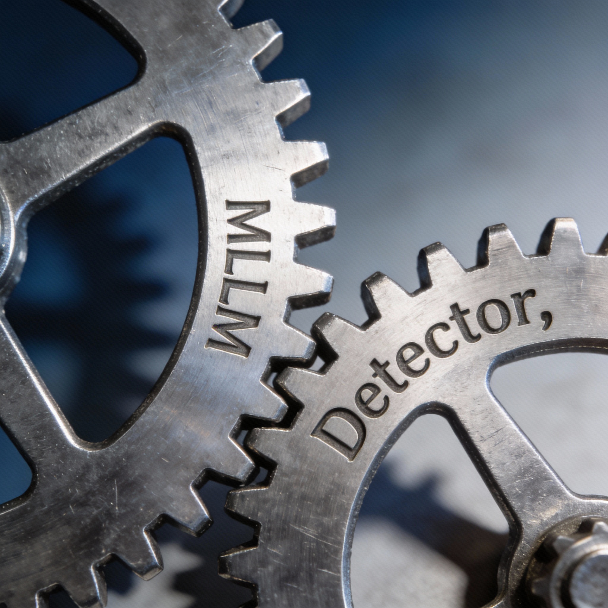 Two interlocking gears, labeled 'MLLM' and 'Detector,' symbolizing VGent's modular architecture.