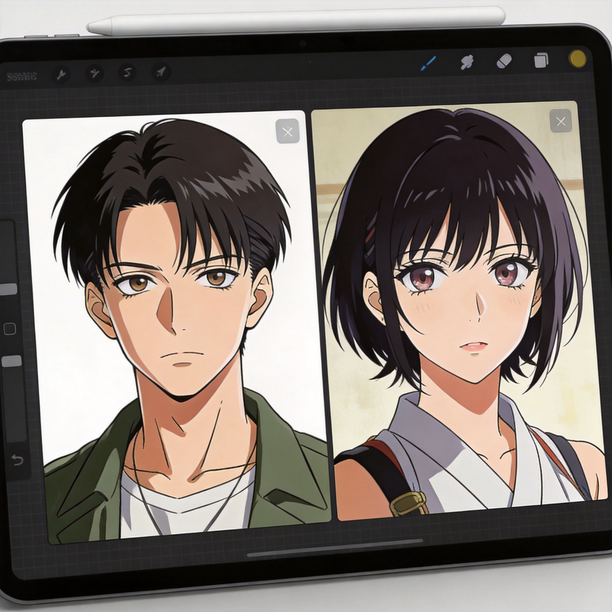 Digital interface showing a comic character rendered in multiple art styles like cel-shading and anime, highlighting Vidu Q3's versatility.