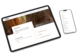 Edgepoint wealth Cymbria App on a tablet and mobile