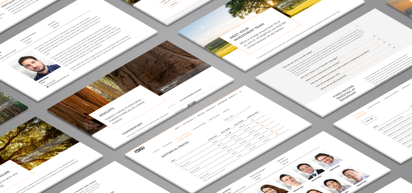 screen from the edgepoint wealth portal 