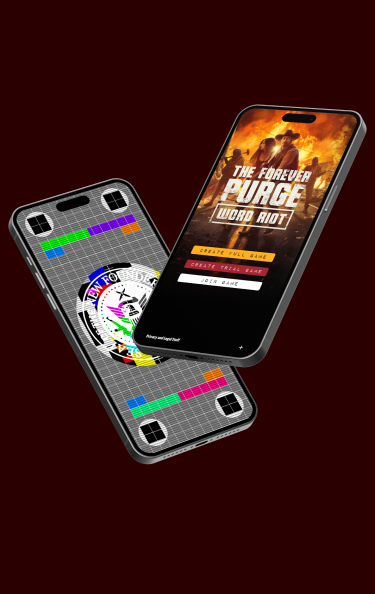 NBC Universal's The purge app age verification screen.