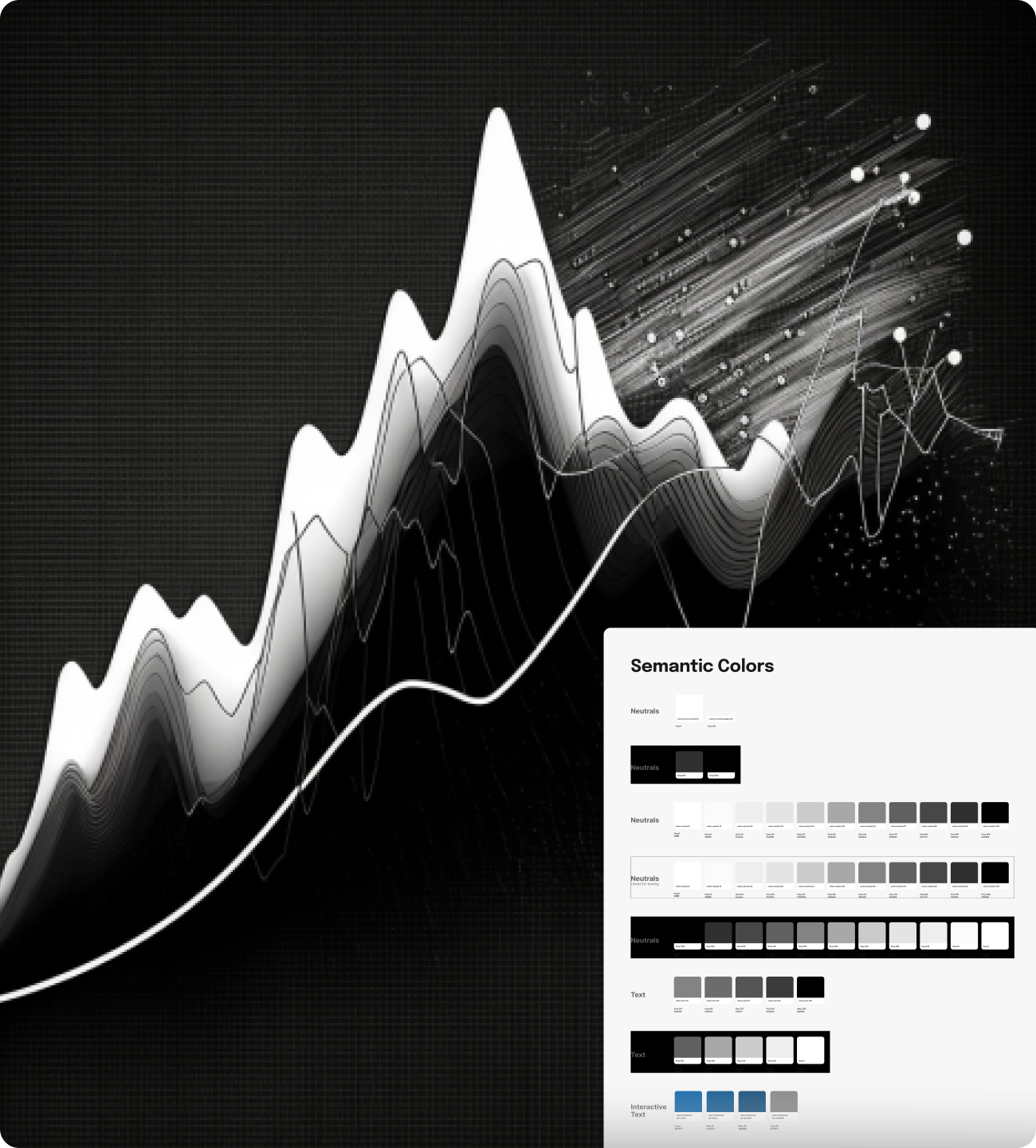 A black and white graphic with an app screen monitoring glucose levels.