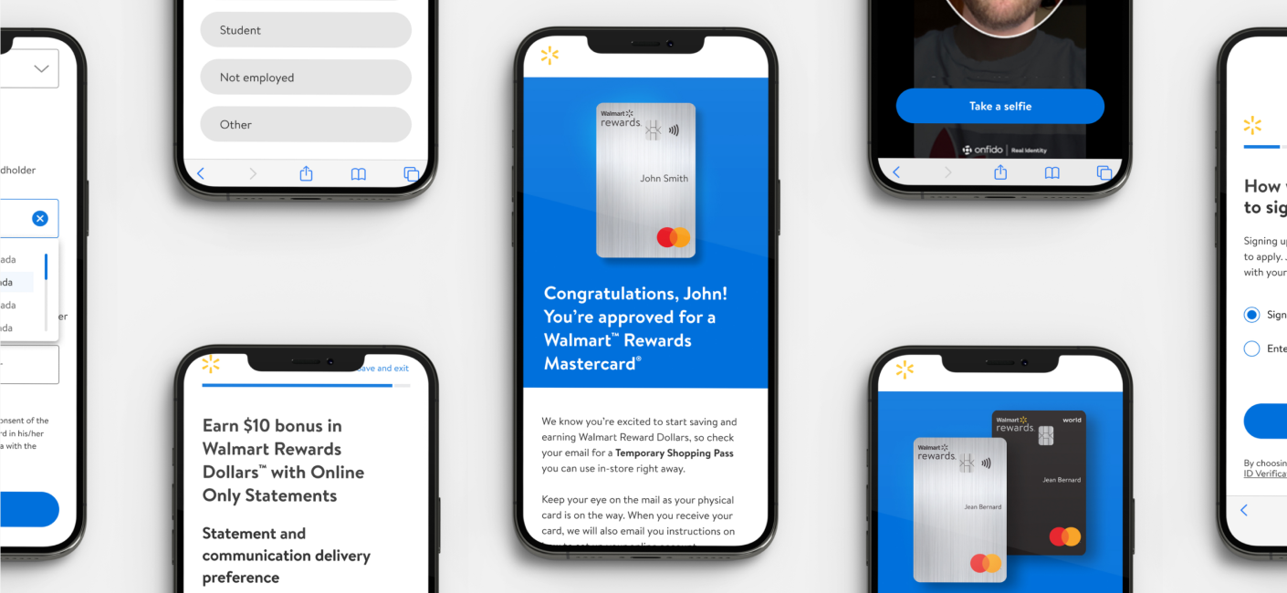 fairstone app displayed on mobile devices.