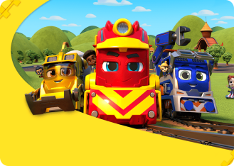 Graphic of Mighty Machines in field