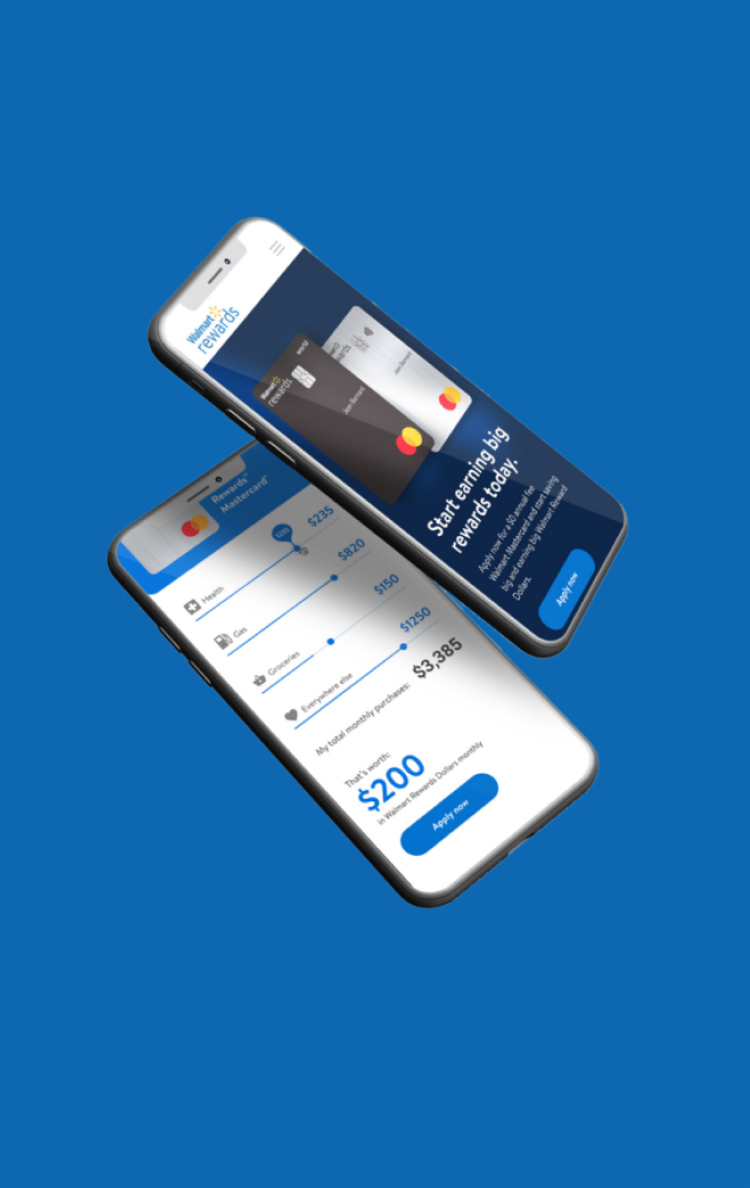 Fairstone app displayed on mobile devices on a blue background.