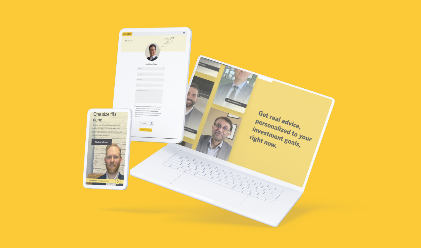 Edward Jones financial advisor customer platform 