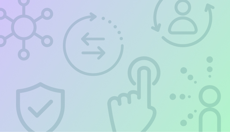 a banner with various icons.