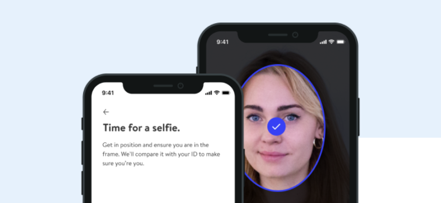 Fairstone app displaying facial recognition 