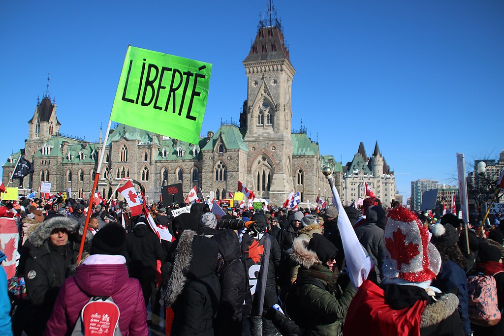 Canadian Convey Protest in Ottawa| Photo by Véronic Gagnon| Published under CC 4.0