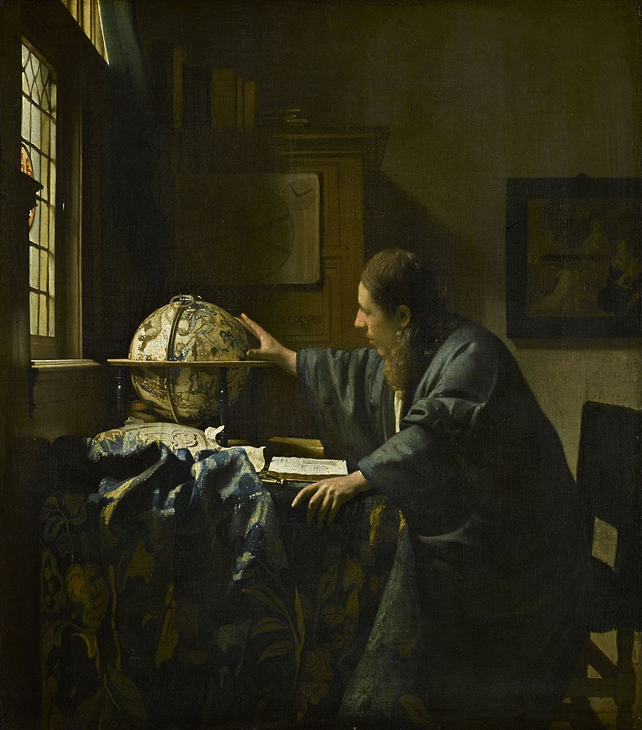 The Astronomer (c.1688)| Painted by Johannes Vermeer