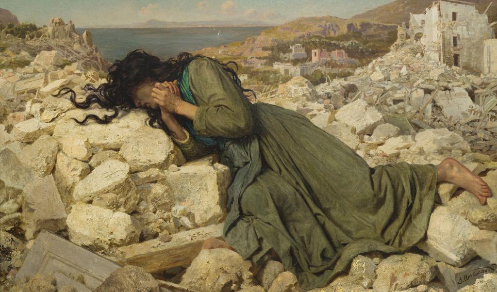 After the Earthquake (1884)| Sophie Gengembre Anderson 