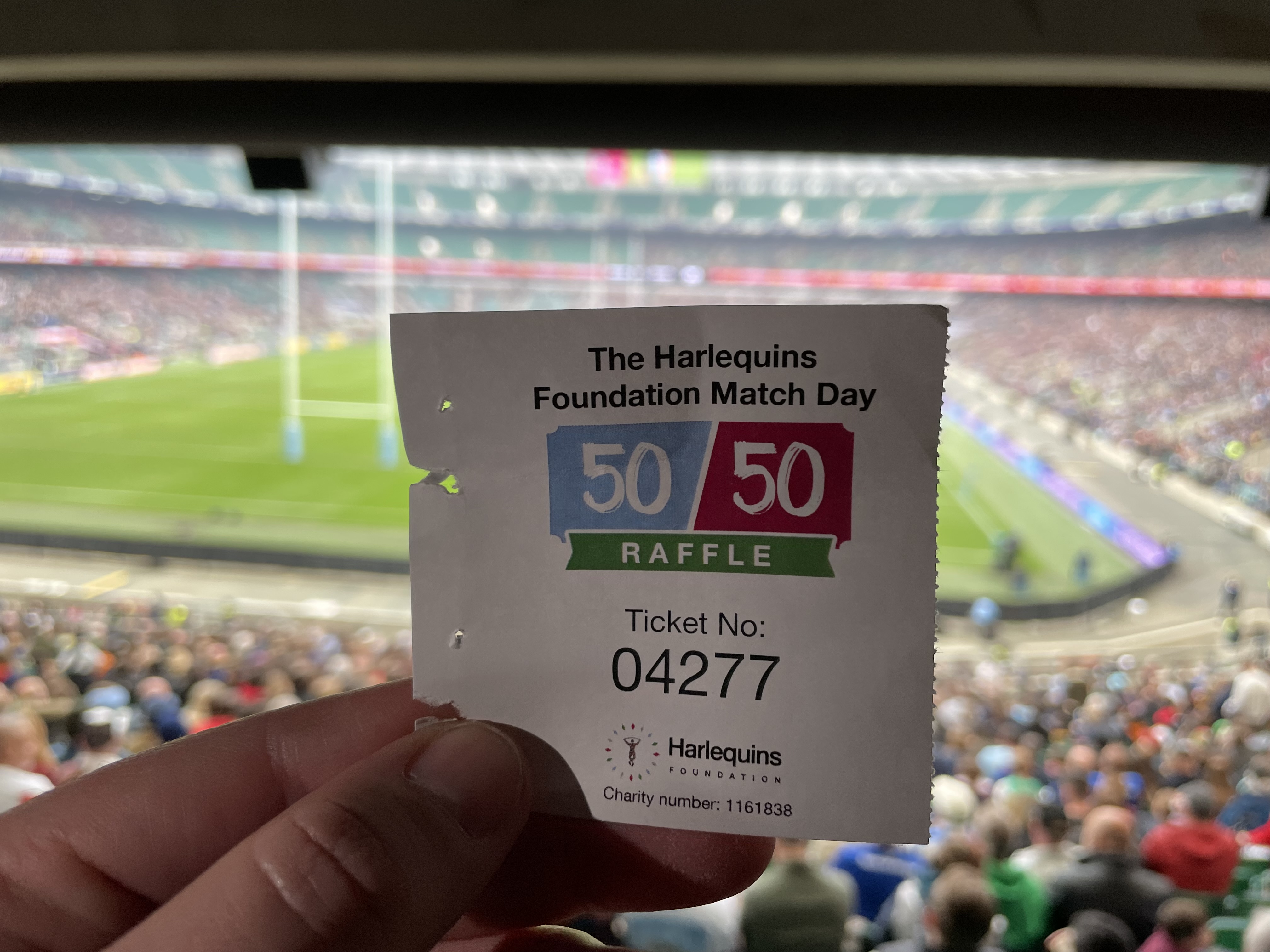 The winner of the BSKO Big 50/50 Raffle is... | Harlequins FC
