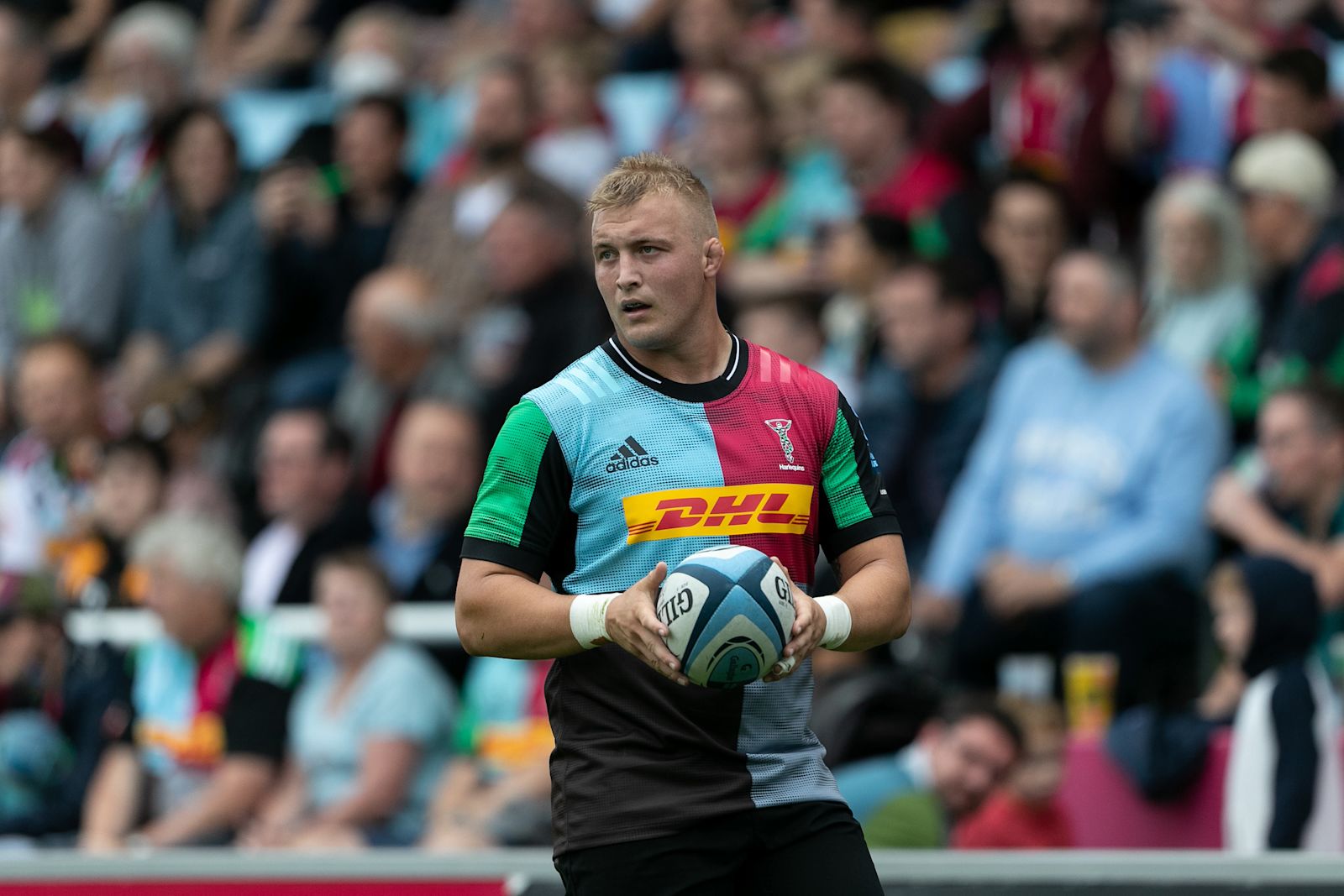 Jack Walker in action for Harlequins