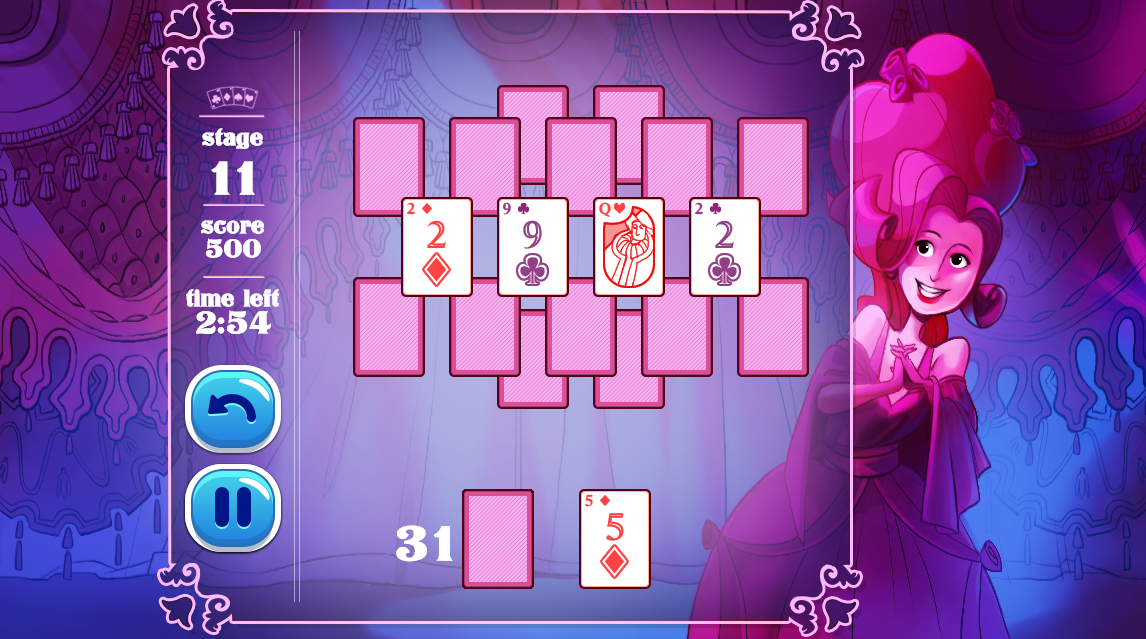 Tingly Magic Solitaire Ingame