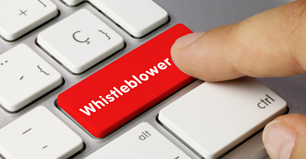 Whistleblower keyboard button